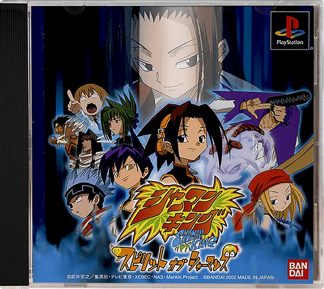 Shaman King Spirit of Shamans box art for Playstation